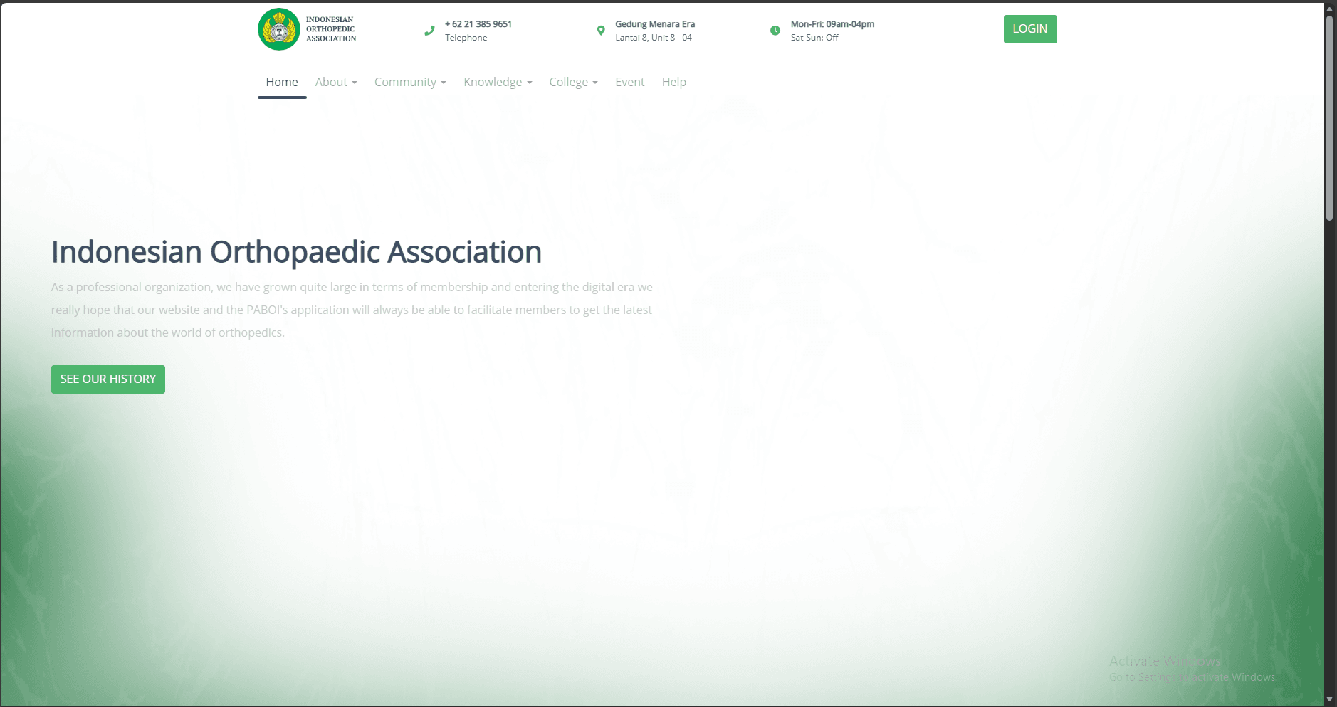 PABOI Web Portal